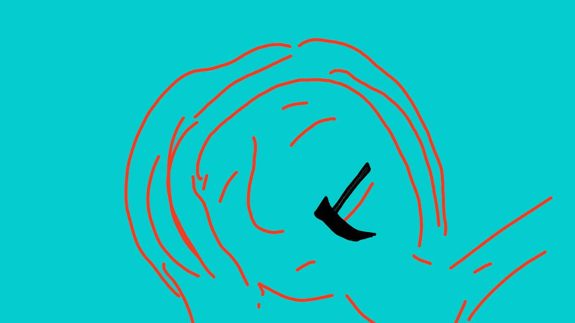 Scythe Face Tattoo