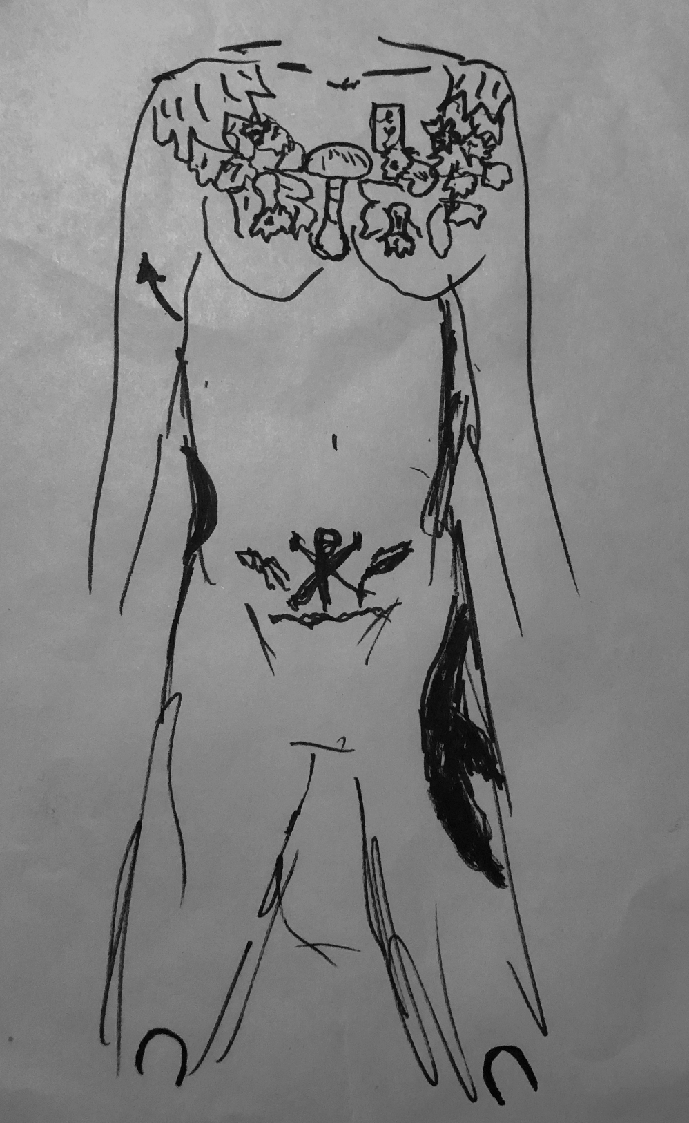 Poisoning Tattoo Series Frontal View