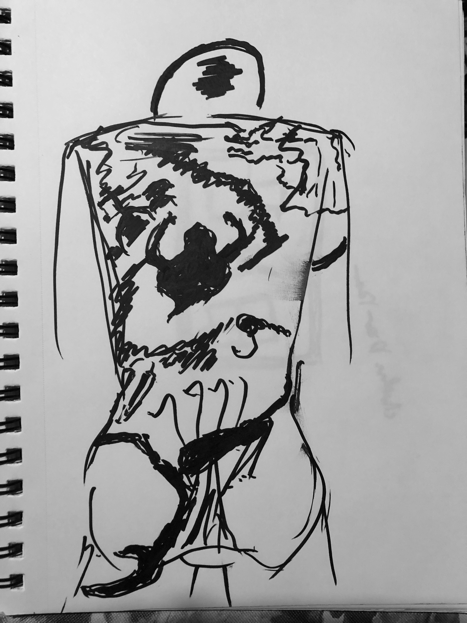 Poisoning Series Full Back Tattoo for Women