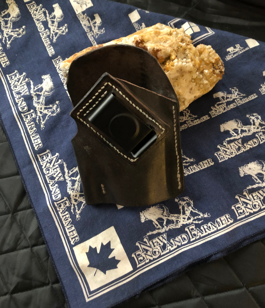 Apache Gunner Bicycle Jumper Horsehide Holster